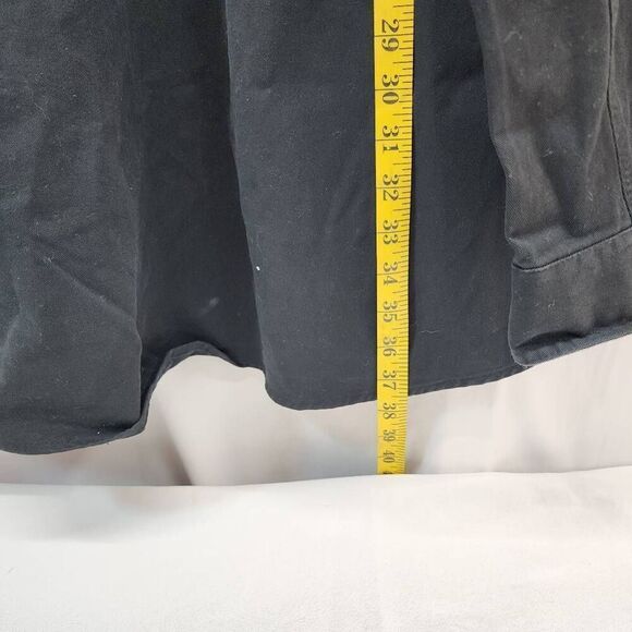 Wrangler® RIGGS Size 3XT Workwear® Long Sleeve Button Down Solid Twill Work Shir - Picture 4 of 10